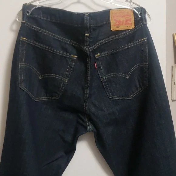 Levi's Mens 559 Relaxed Straight Fit Jeans - Picture 4 of 14